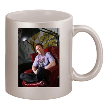 Hugh Laurie 11oz Metallic Silver Mug