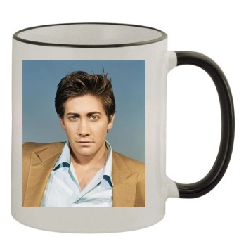 Jake Gyllenhaal 11oz Colored Rim & Handle Mug