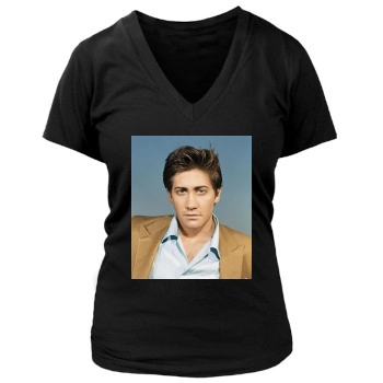 Jake Gyllenhaal Women's Deep V-Neck TShirt