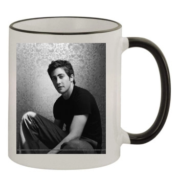 Jake Gyllenhaal 11oz Colored Rim & Handle Mug