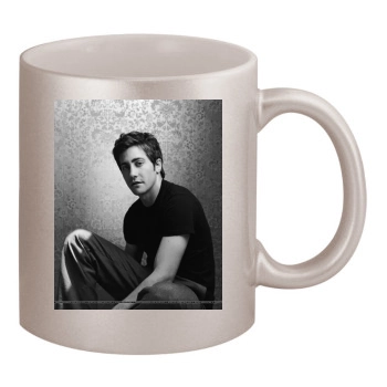 Jake Gyllenhaal 11oz Metallic Silver Mug