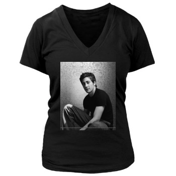 Jake Gyllenhaal Women's Deep V-Neck TShirt