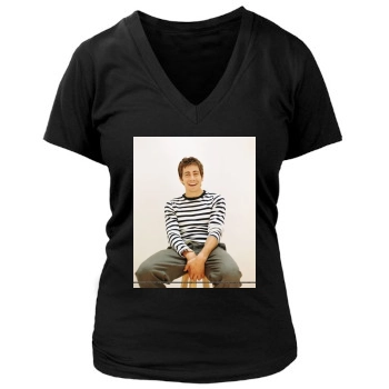 Jake Gyllenhaal Women's Deep V-Neck TShirt