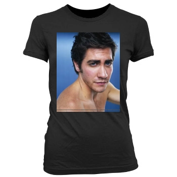 Jake Gyllenhaal Women's Junior Cut Crewneck T-Shirt