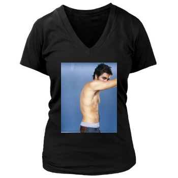 Jake Gyllenhaal Women's Deep V-Neck TShirt