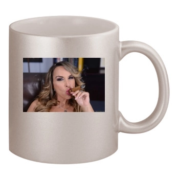 Holly Halston 11oz Metallic Silver Mug