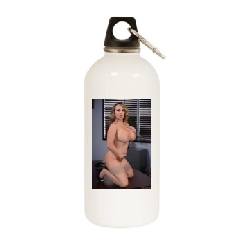 Holly Halston White Water Bottle With Carabiner