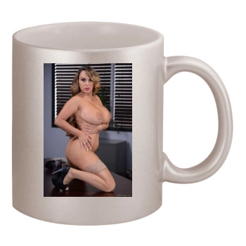 Holly Halston 11oz Metallic Silver Mug