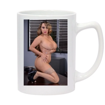 Holly Halston 14oz White Statesman Mug