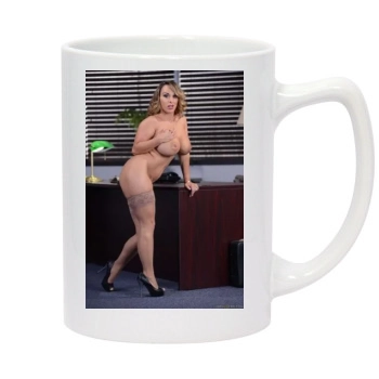 Holly Halston 14oz White Statesman Mug