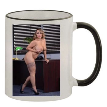 Holly Halston 11oz Colored Rim & Handle Mug