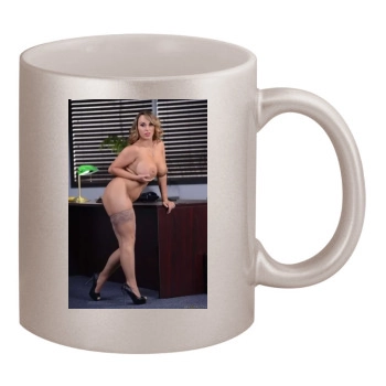 Holly Halston 11oz Metallic Silver Mug