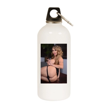 Holly Halston White Water Bottle With Carabiner