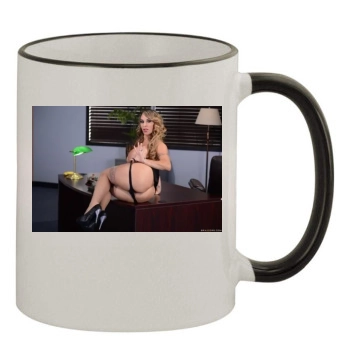 Holly Halston 11oz Colored Rim & Handle Mug