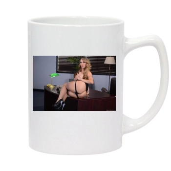 Holly Halston 14oz White Statesman Mug