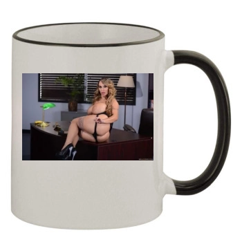 Holly Halston 11oz Colored Rim & Handle Mug