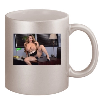 Holly Halston 11oz Metallic Silver Mug