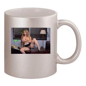 Holly Halston 11oz Metallic Silver Mug