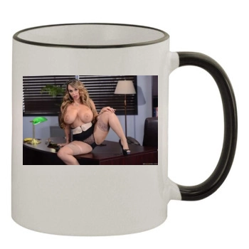 Holly Halston 11oz Colored Rim & Handle Mug