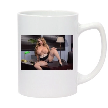 Holly Halston 14oz White Statesman Mug