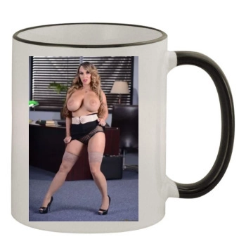 Holly Halston 11oz Colored Rim & Handle Mug