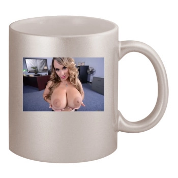 Holly Halston 11oz Metallic Silver Mug