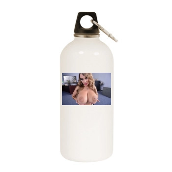 Holly Halston White Water Bottle With Carabiner