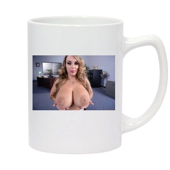 Holly Halston 14oz White Statesman Mug