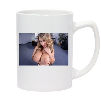 Holly Halston 14oz White Statesman Mug