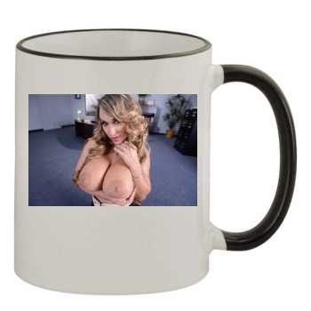 Holly Halston 11oz Colored Rim & Handle Mug