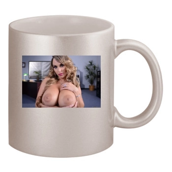 Holly Halston 11oz Metallic Silver Mug