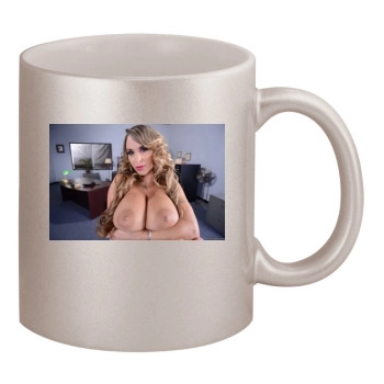 Holly Halston 11oz Metallic Silver Mug