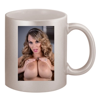 Holly Halston 11oz Metallic Silver Mug