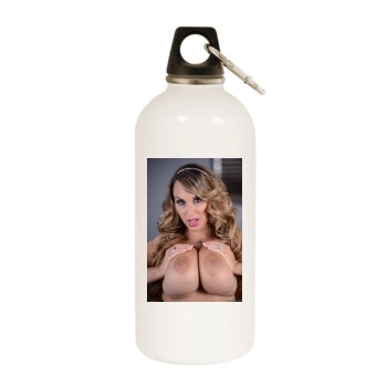 Holly Halston White Water Bottle With Carabiner