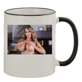 Holly Halston 11oz Colored Rim & Handle Mug