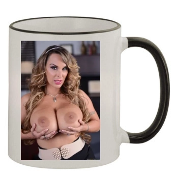 Holly Halston 11oz Colored Rim & Handle Mug