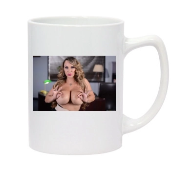 Holly Halston 14oz White Statesman Mug