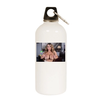 Holly Halston White Water Bottle With Carabiner