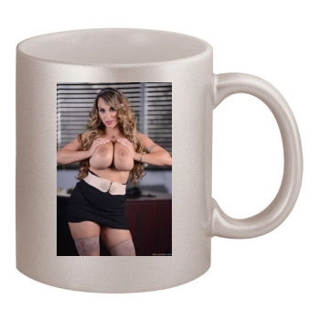 Holly Halston 11oz Metallic Silver Mug