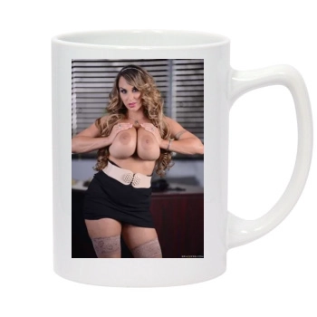 Holly Halston 14oz White Statesman Mug