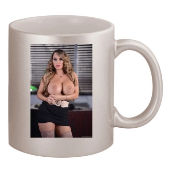 Holly Halston 11oz Metallic Silver Mug