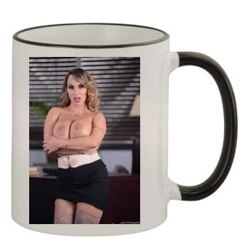 Holly Halston 11oz Colored Rim & Handle Mug