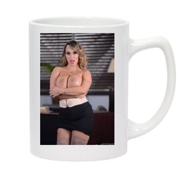 Holly Halston 14oz White Statesman Mug