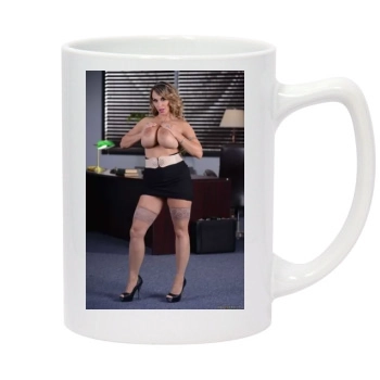 Holly Halston 14oz White Statesman Mug