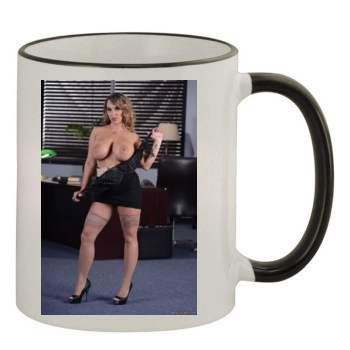 Holly Halston 11oz Colored Rim & Handle Mug