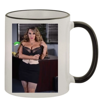 Holly Halston 11oz Colored Rim & Handle Mug