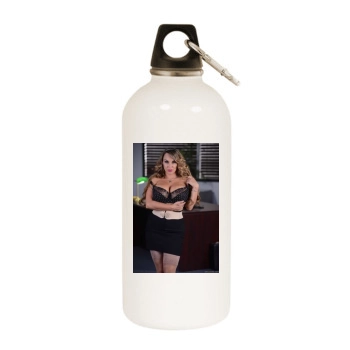 Holly Halston White Water Bottle With Carabiner