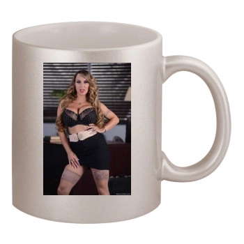 Holly Halston 11oz Metallic Silver Mug