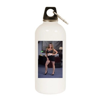 Holly Halston White Water Bottle With Carabiner