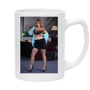 Holly Halston 14oz White Statesman Mug